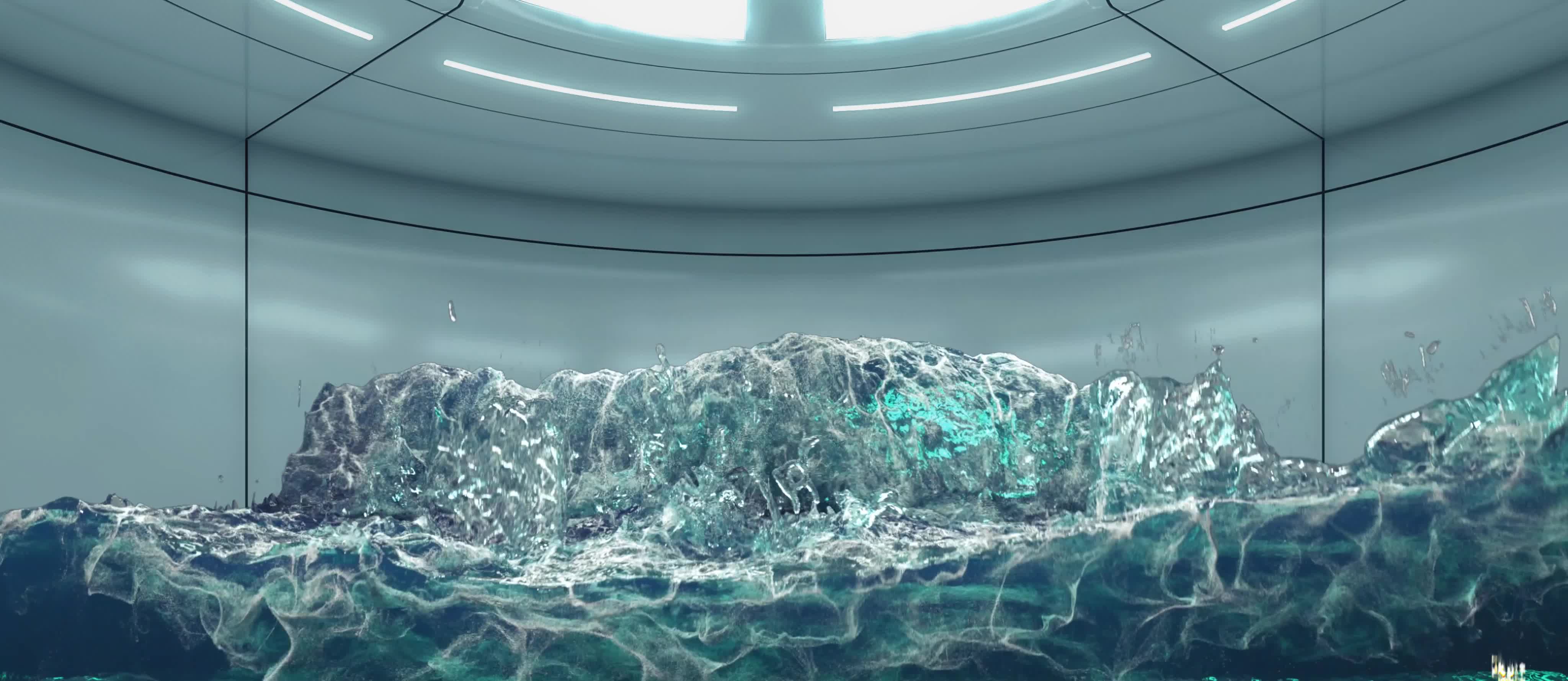 网红款海浪